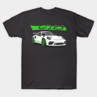 car gt3 rs 911 Green white T-Shirt